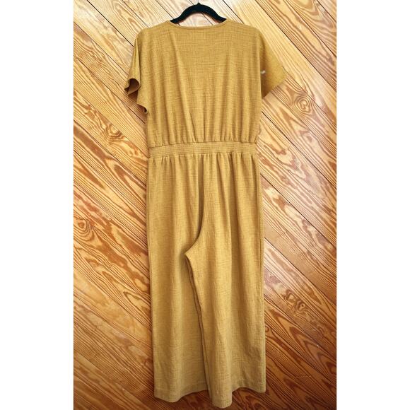 Madewell Texture & Thread Wide-Leg Wrap Jumpsuit - Picture 6 of 8